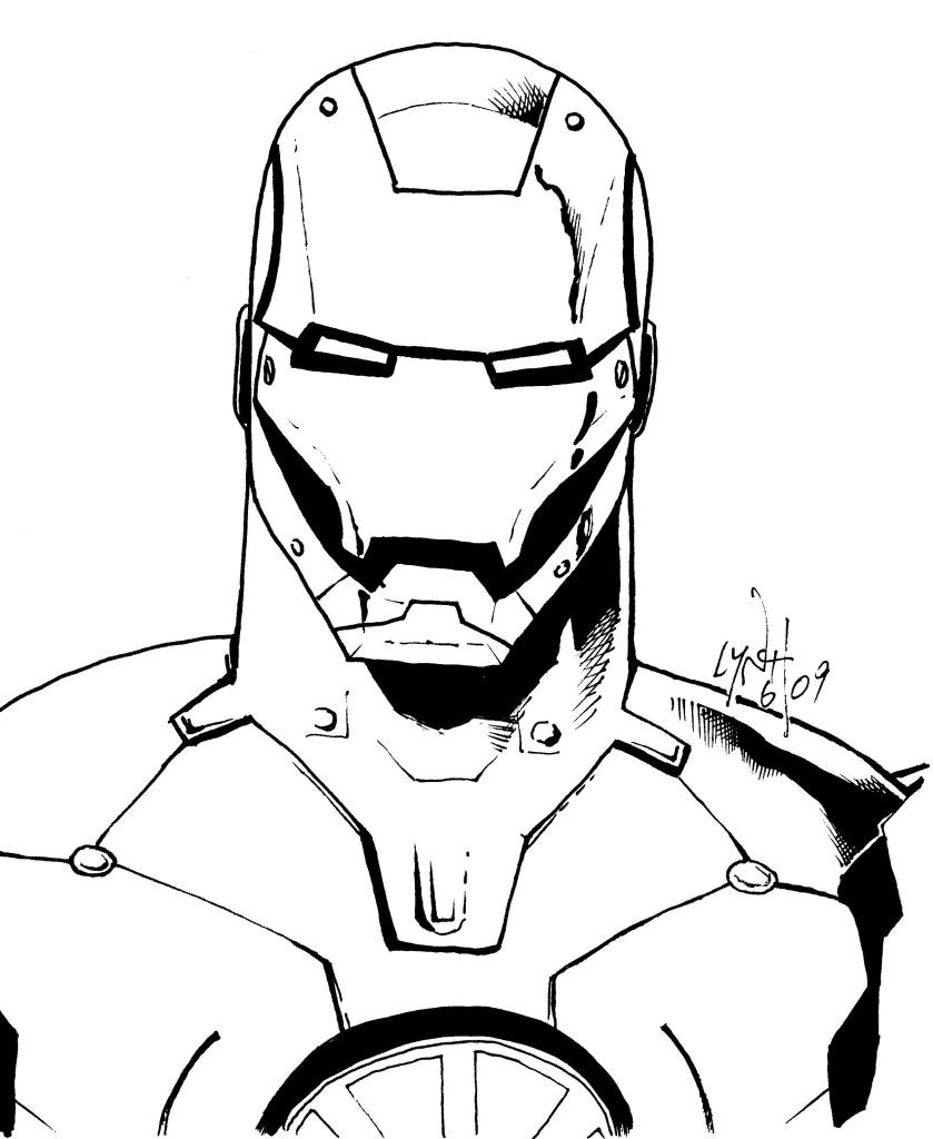 839x1024 Drawing Iron Man 25 17 Face Coloring Pages