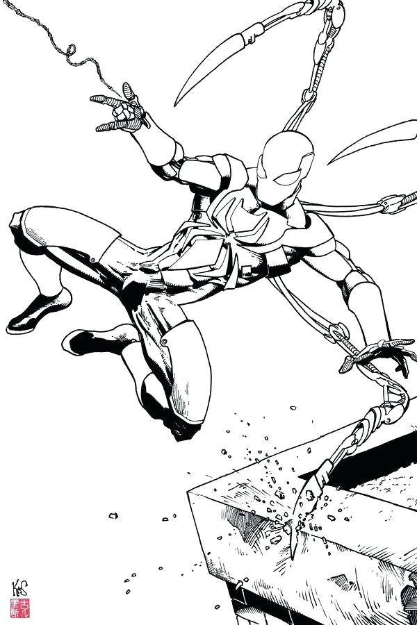 600x900 Iron Spiderman Coloring Pages To Print Kids Coloring Tarantula