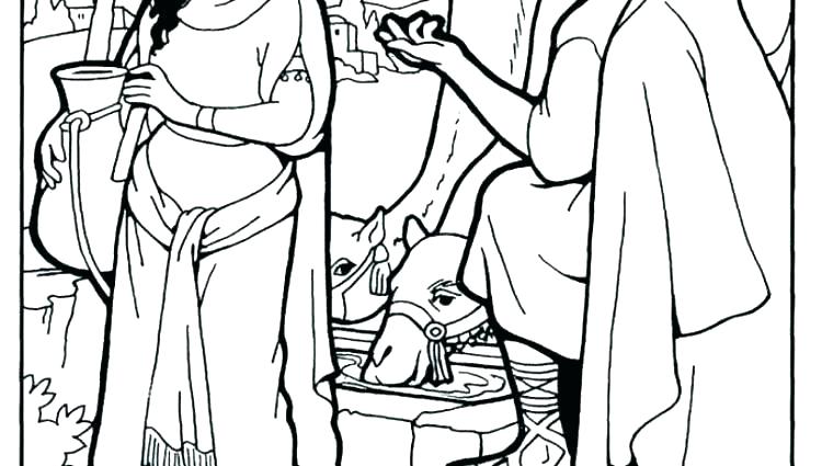 750x425 Isaac And Rebekah Coloring Pages Coloring Pages Printable Coloring