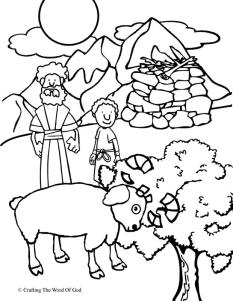233x301 Abraham Offers Isaac Coloring Page Sunday Schoolchildren'S