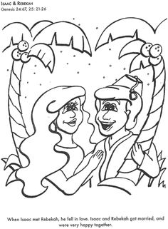 236x321 Coloring (Abraham And Sarah With Baby Isaac)