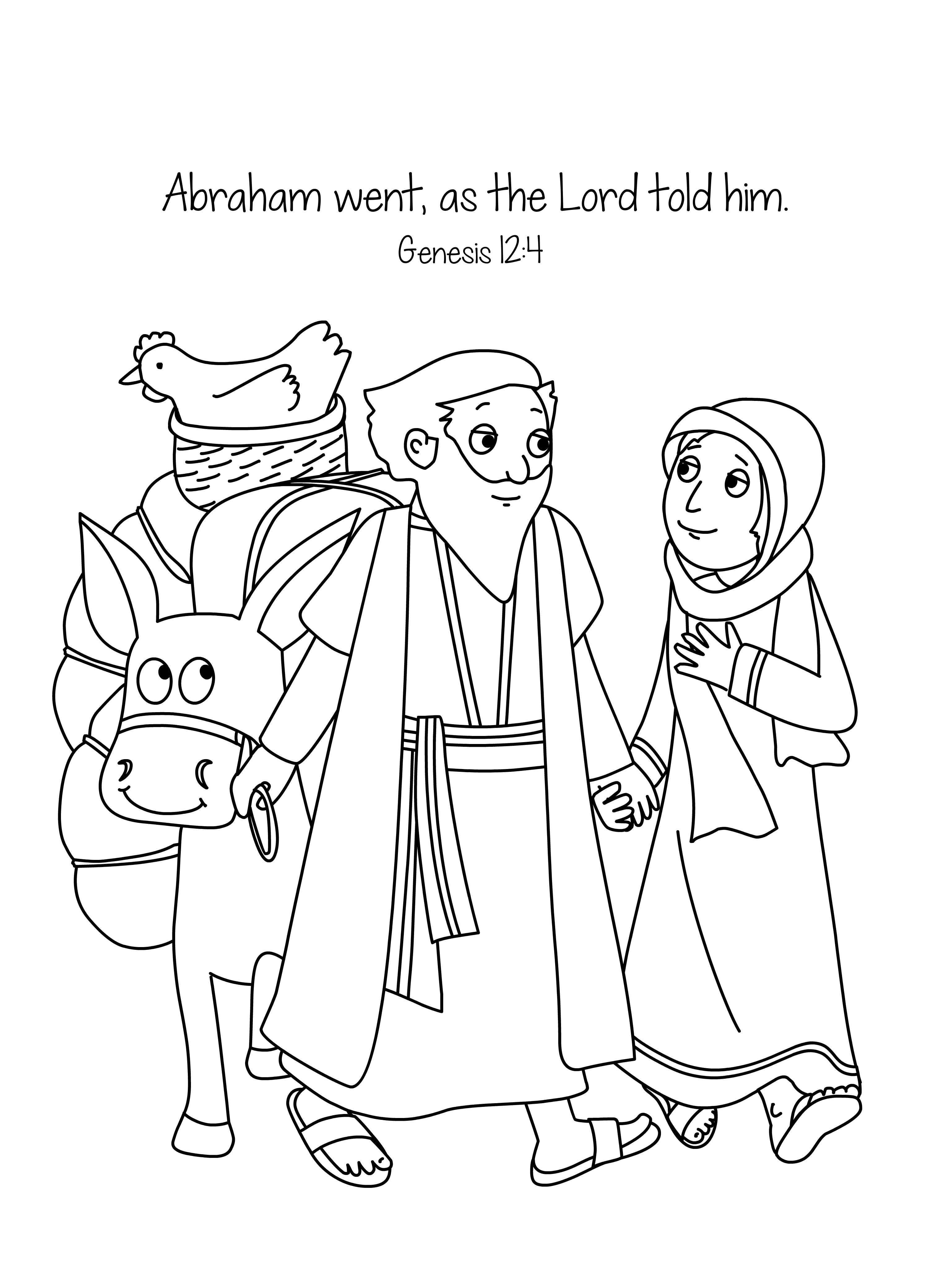3028x4167 Isaac Rebekah Coloring Pages Elegant Interesting Abraham