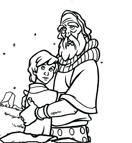 521x566 Abraham And Isaac Coloring Page And Activity Google Search Abraham