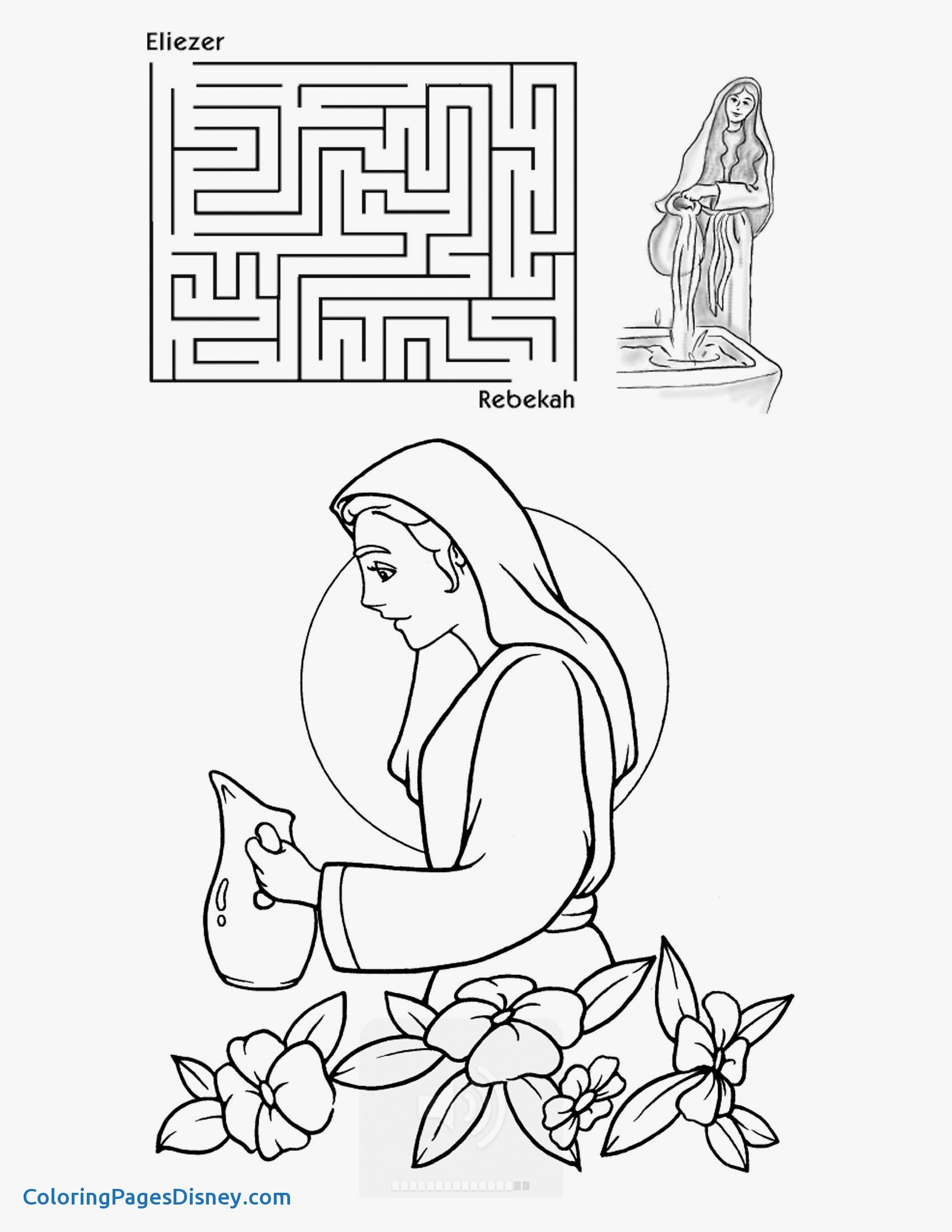 1700x2200 Isaac Rebekah Coloring Pages Inspirational Amazing Isaac