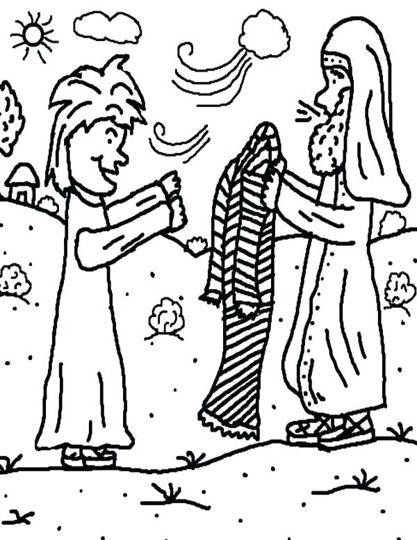 600x777 Jacob Esau Coloring Pages And Coloring Pages Bring Food