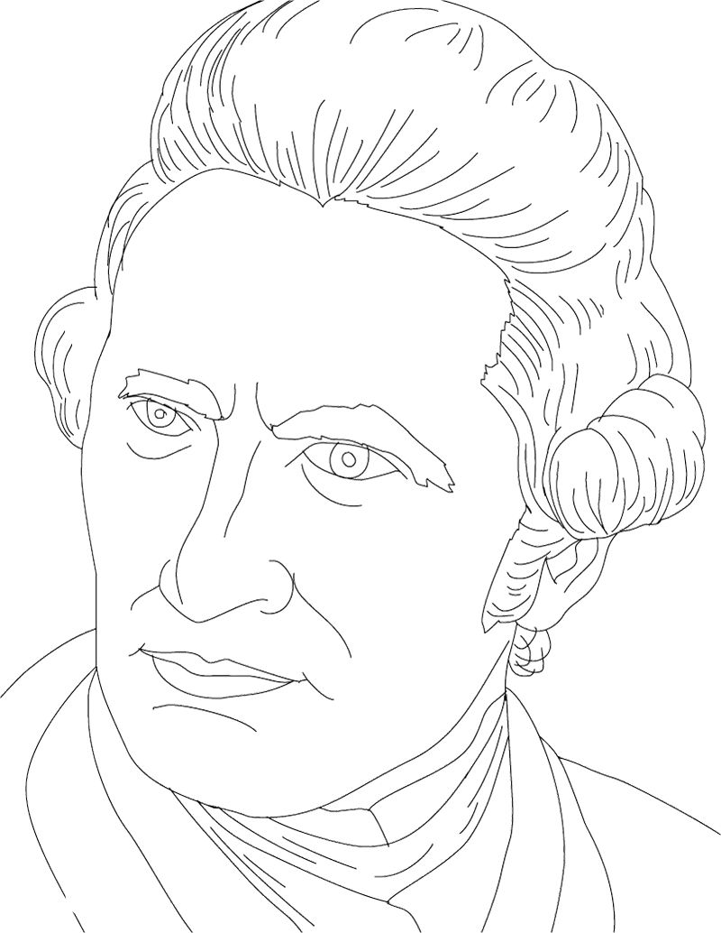 800x1034 Isaac Newton Coloring Page Kids Coloring Pages