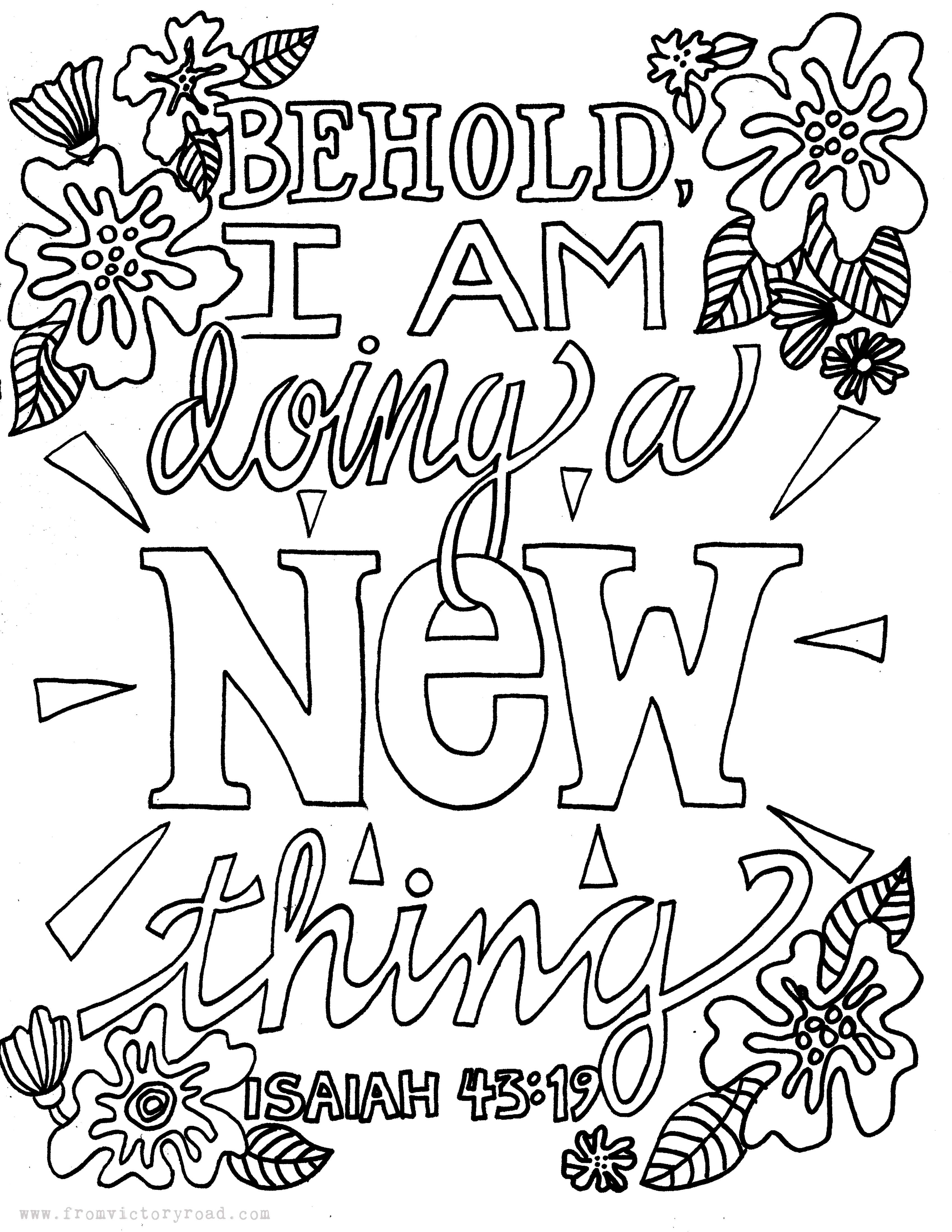 Isaiah Coloring Page