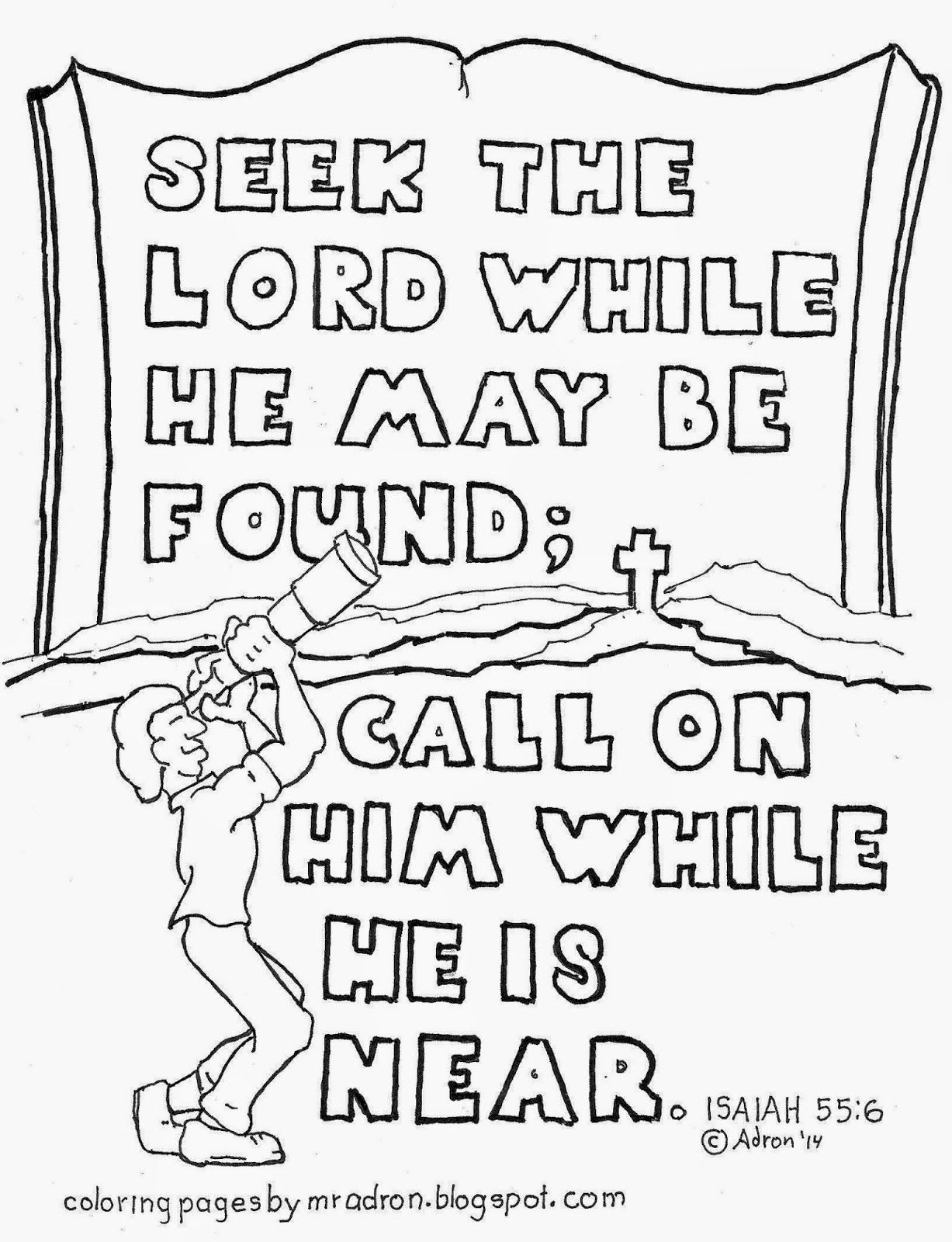 1227x1600 Easy Isaiah Coloring Pages For Kids By Mr Adro