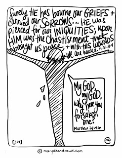 247x320 Forsaken For Me + Matthew 2746 And Isaiah 533 4 Coloring Page