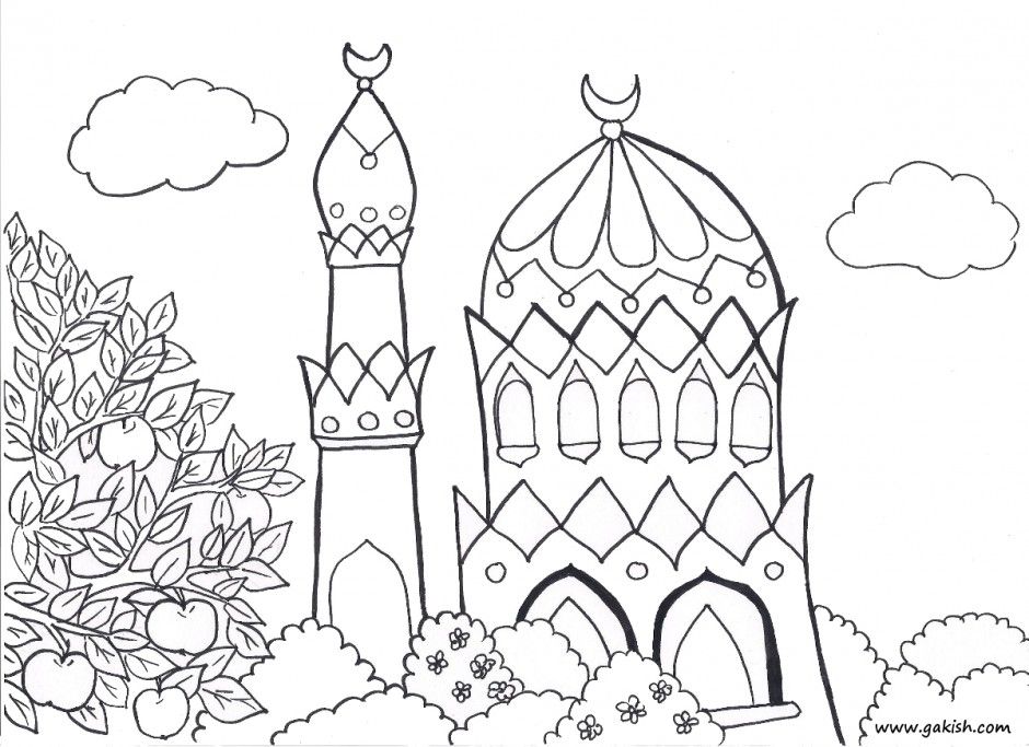 940x683 Printable Islamic Coloring Pages For Kids