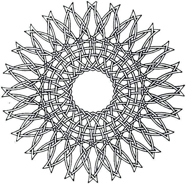 630x623 Geometric Pattern Coloring Pages For Adults Print Out 6916