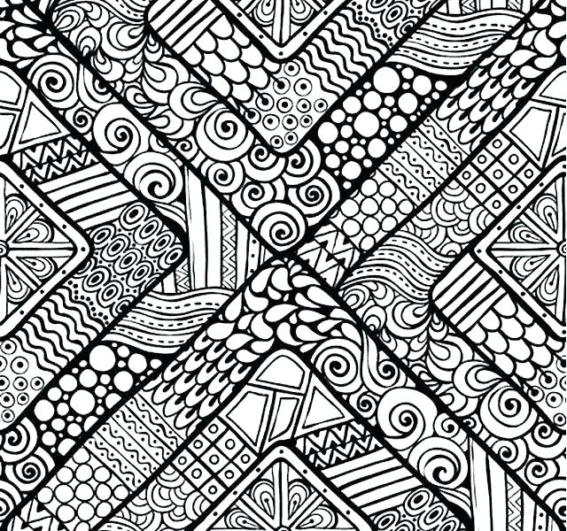 640x600 Geometric Pattern Coloring Pages Free Geometric Design Coloring