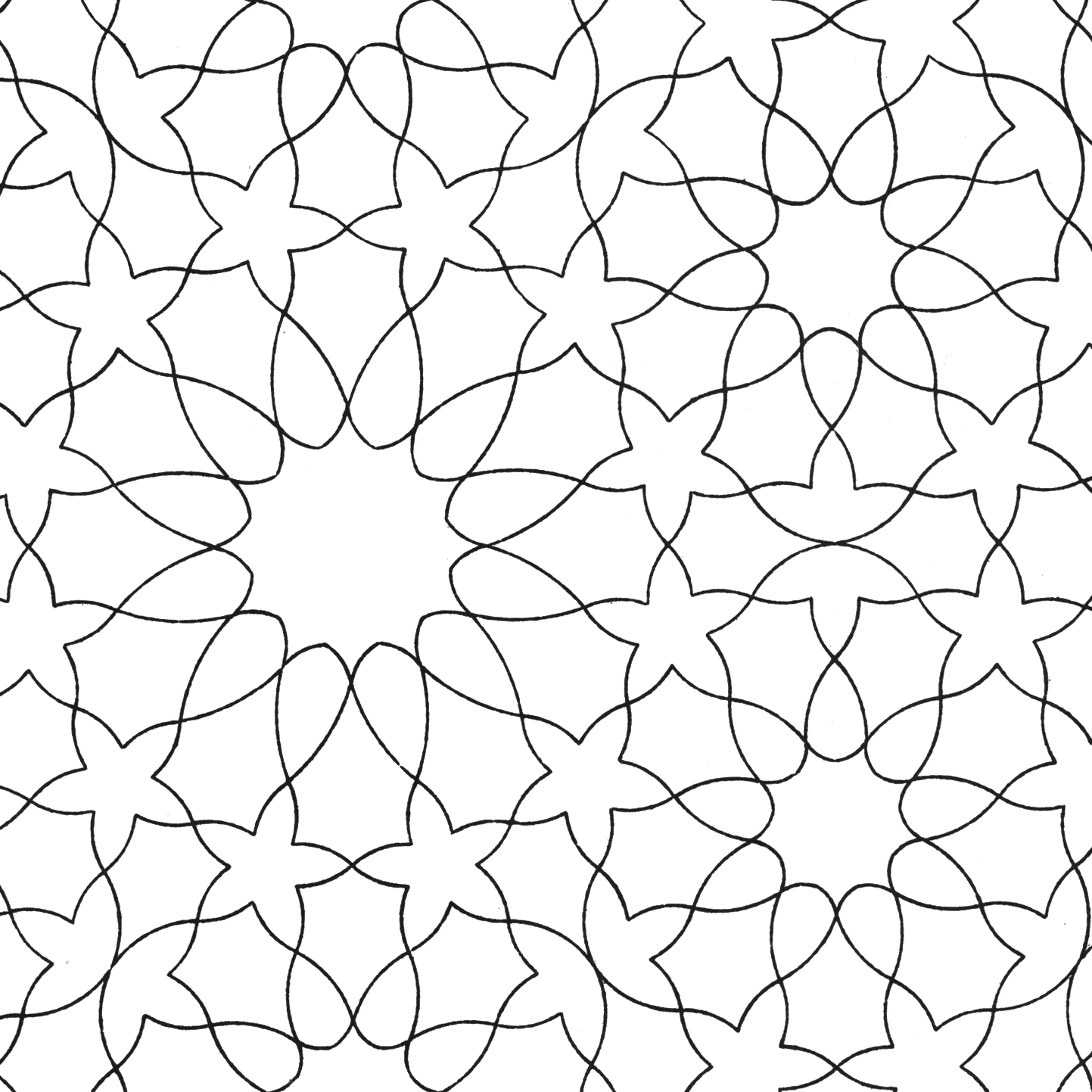 1443x1443 Hd Images Of Pin Islamic Patterns Colouring Sheets I7png