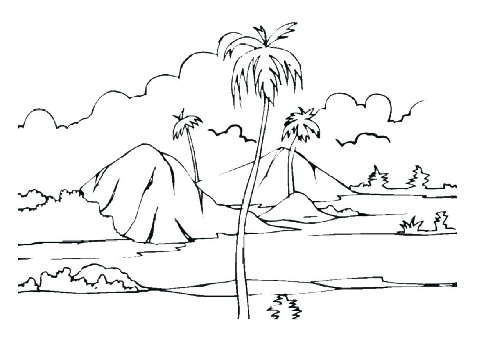 950x686 Island Coloring Pages State Flag Coloring Page Click To See