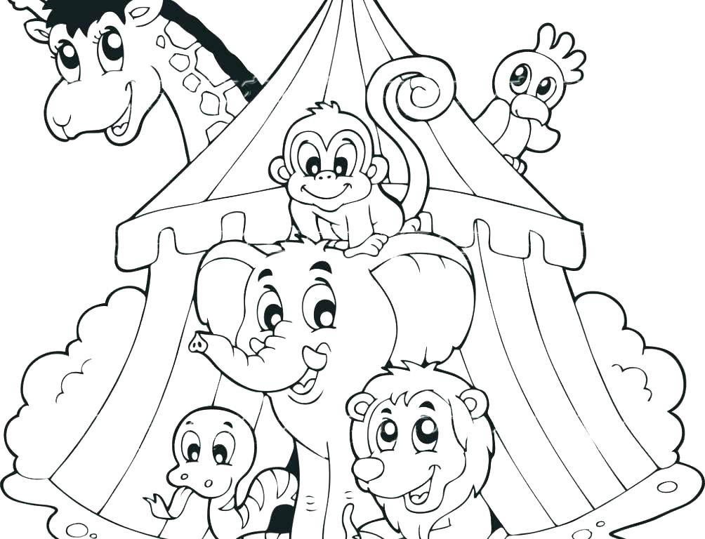 1004x768 Clown Coloring Pages Smurf Clown Picture To Color Jojo Circus