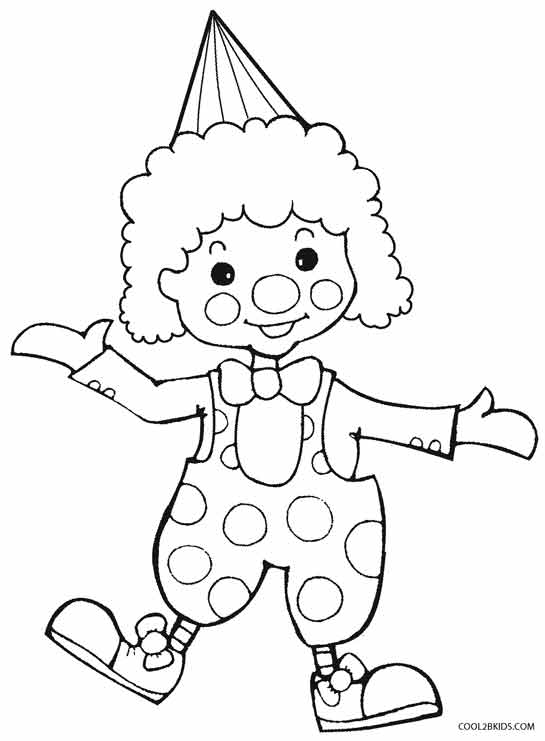 545x741 Clown Coloring Pages Printable Amazing Clown Coloring Pages 13