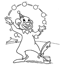 230x230 Top 10 Free Printable Funny Clown Coloring Pages Online