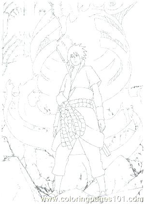300x422 Itachi Coloring Pages
