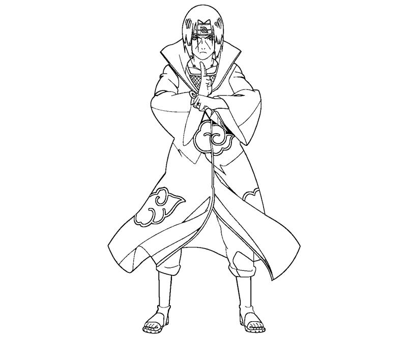 800x667 Itachi Uchiha 3 Coloring Crafty Teenager