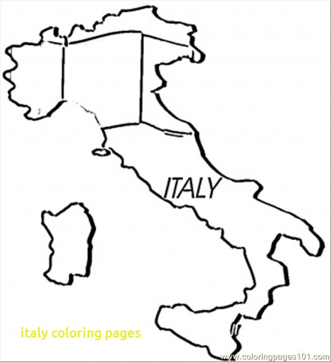 650x710 Italy Coloring Pages With Map Italy Coloring Page Free Italy
