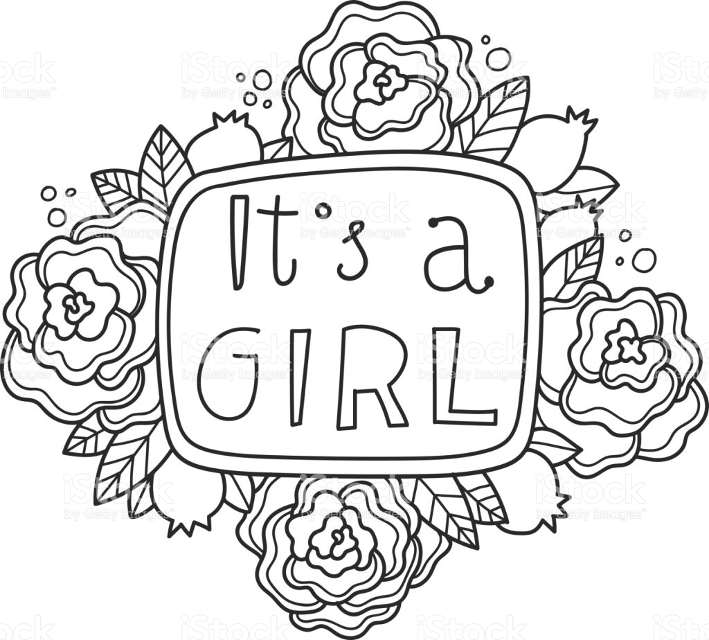 1024x924 It's A Girl Drawing