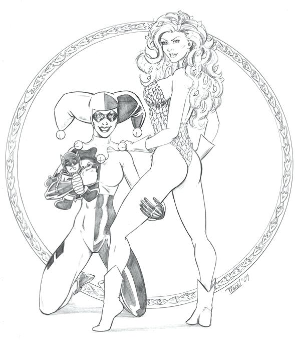 589x720 Poison Ivy Coloring Pages Icontent