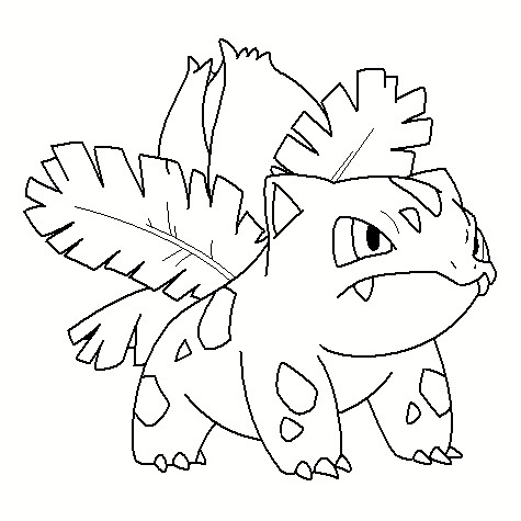 Ivysaur Coloring Page