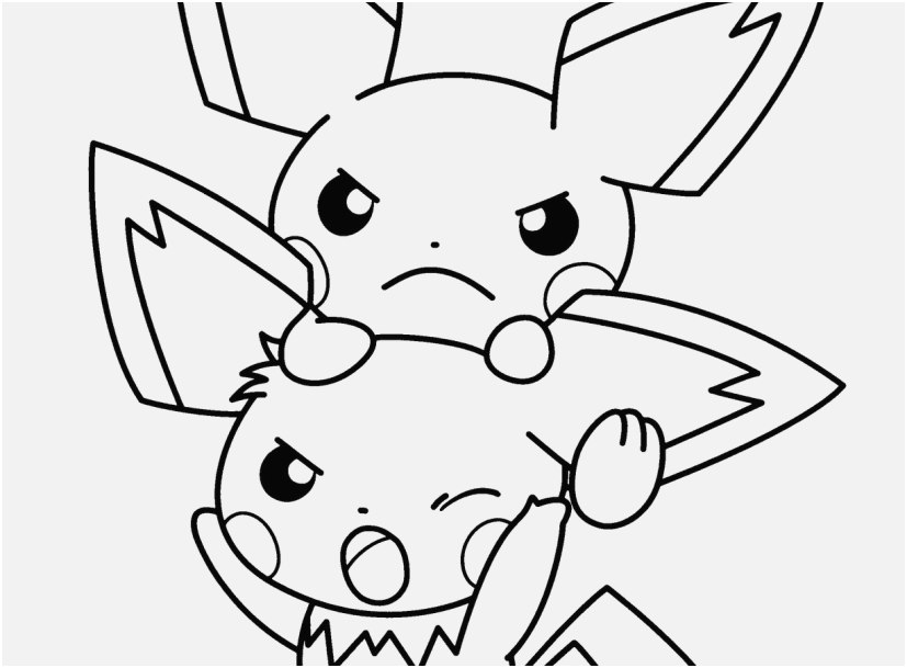 827x609 Pikachu Coloring Pages Stock Coloring Pages Cute Pokemon Best