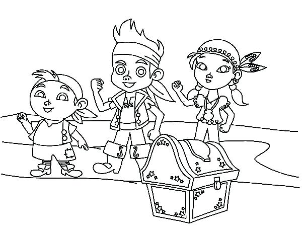600x463 Jake Neverland Pirates Coloring Pages