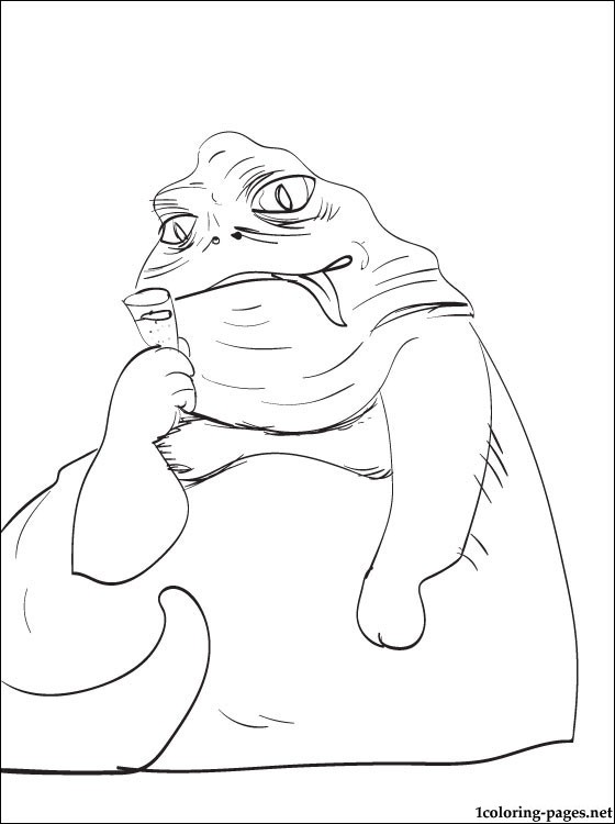 560x750 Star Wars Jabba The Hutt Coloring Page Coloring Pages