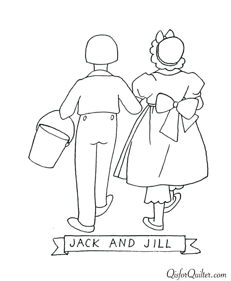 750x912 Jack Jill Coloring Page Jack Coloring Pages Jack