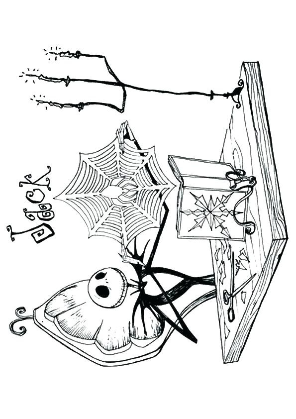 595x842 Jack And Sally Coloring Pages Nightmare Before Jack And Sally