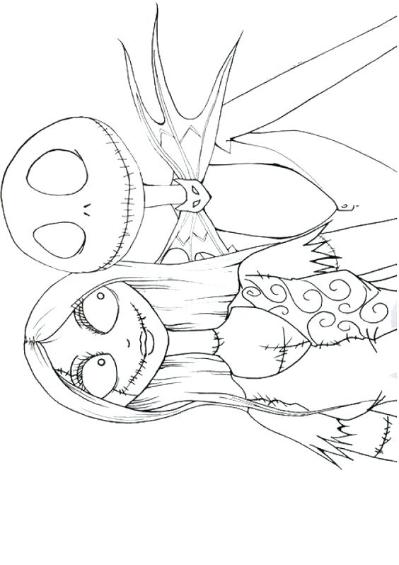 564x798 Lightning And Sally Coloring Pages Cars N 820 Jack And Sally