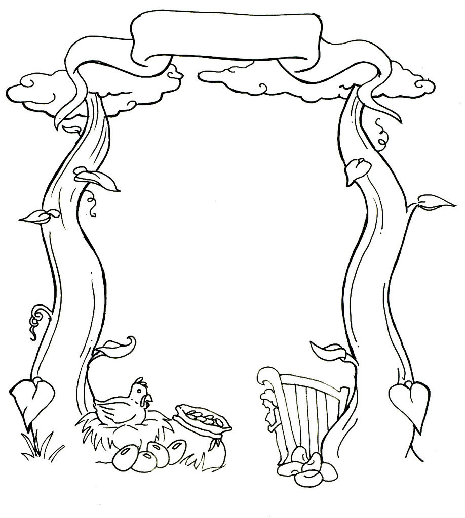 918x1024 Beanstalk Colouring Pages Jack And The Coloring Page At Dot