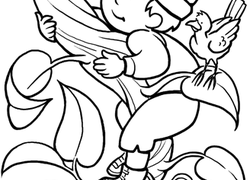 250x180 Color Jack And The Beanstalk Worksheet