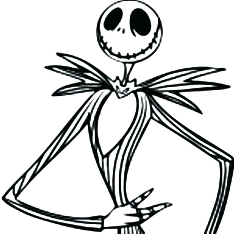 800x800 Jack Skellington Coloring Page As Well As Jack Coloring Pages Jack