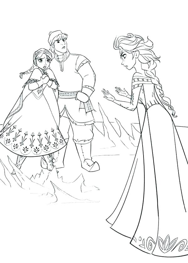 600x840 Elsa And Jack Frost Coloring Pages Finesse.site