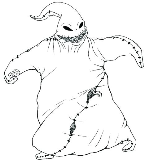 468x518 Shining Inspiration Printable Nightmare Before Christmas Coloring