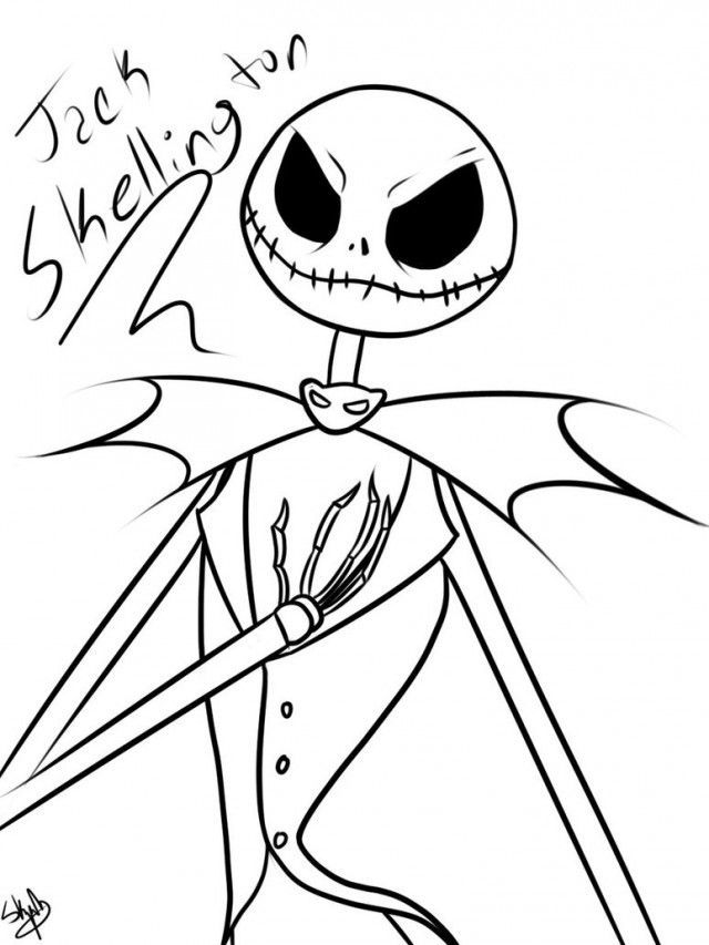 640x853 Jack Skellington Coloring Pages 179878 Jack Skellington Coloring