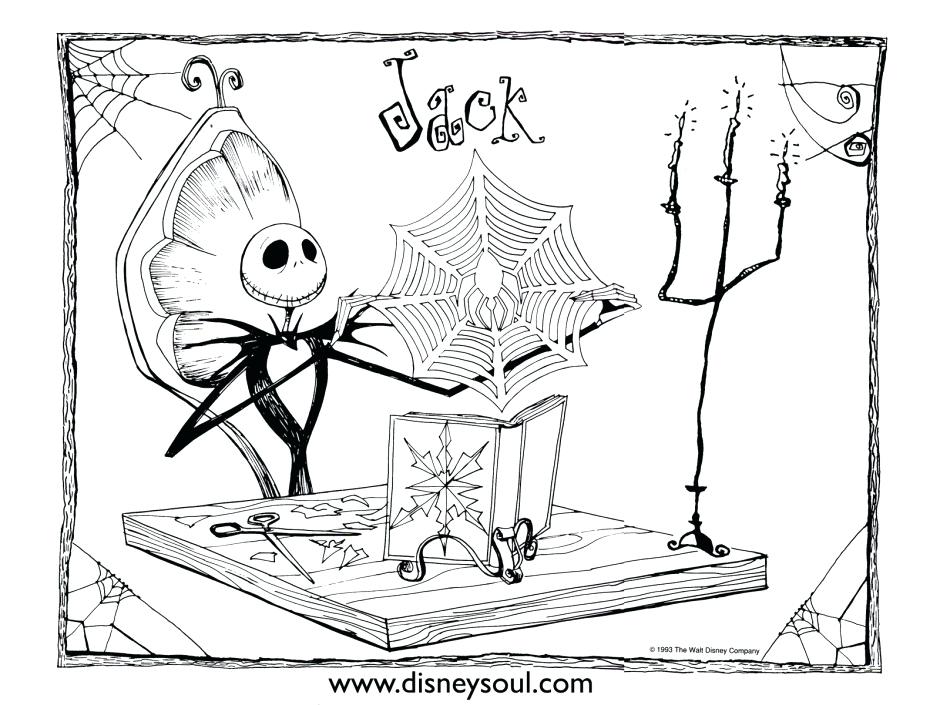 940x705 Beautiful Jack Skellington Coloring Page Or The Nightmare Before