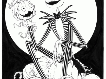 Jack Skellington Coloring Pages Printables