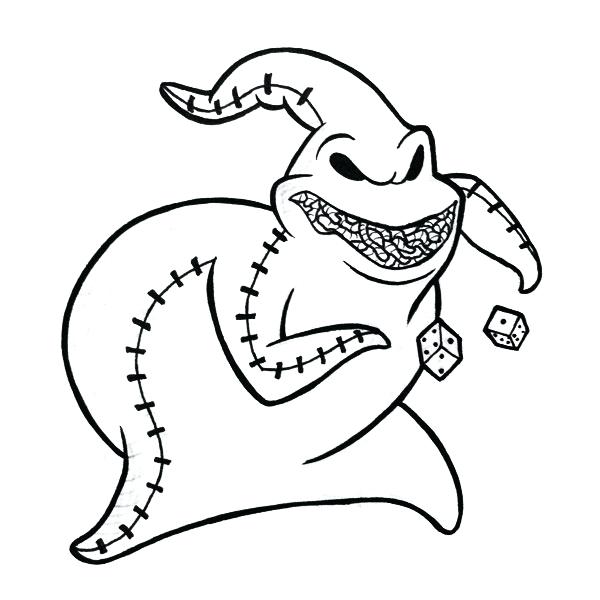 600x600 Beautiful Jack Skellington Coloring Page Or The Nightmare Before