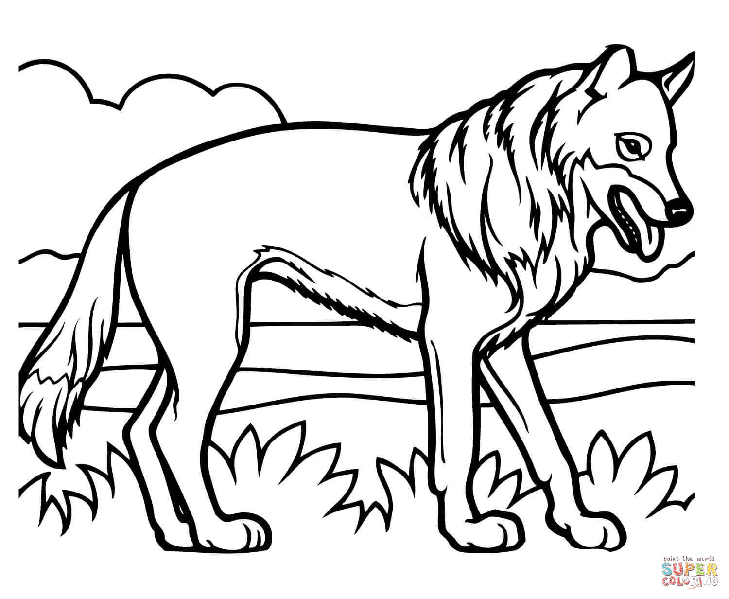 1500x1232 Valuable Coyote Coloring Page Realistic Free Printable Pages 4753