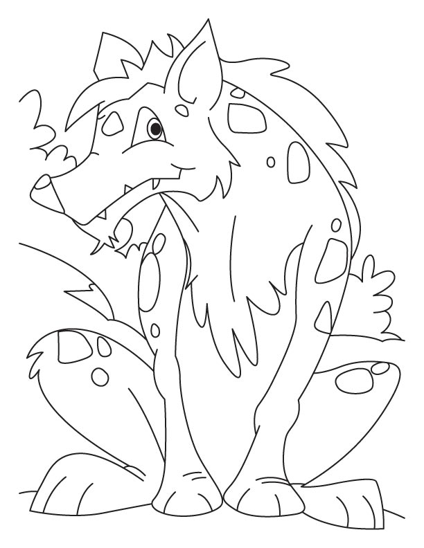 612x792 Coyote (Jackal) Coloring Pages For Kids