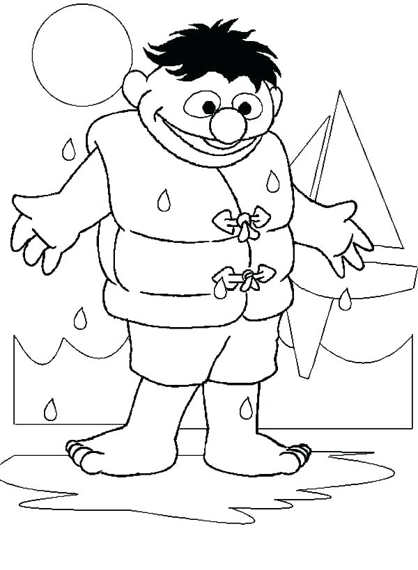 600x819 Ernie Coloring Pages Coloring Pages Bert And Ernie Coloring Sheets