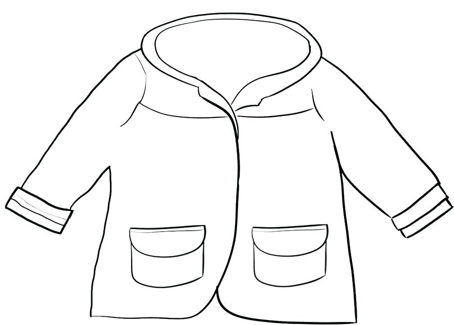 900x644 Clothes Coloring Pages Winter Clothes Coloring Drawn Coat Winter