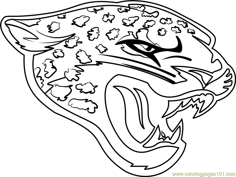 800x599 Jacksonville Jaguars Logo Coloring Page