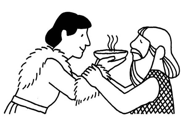 Jacob And Esau Coloring Page