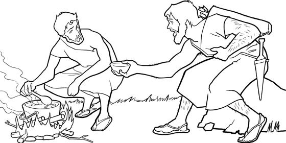 560x280 Jacob, Esau, And The Stew Bible Stories, Bible And Activities