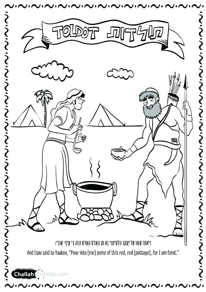 724x1024 Jacob And Esau Coloring Pages And Coloring Pages Jacob And Esau